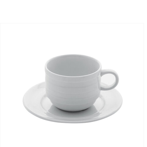 Güral Porselen New Bone Lizbon Otel 02 Çay Fincanı Tabaklı - 2