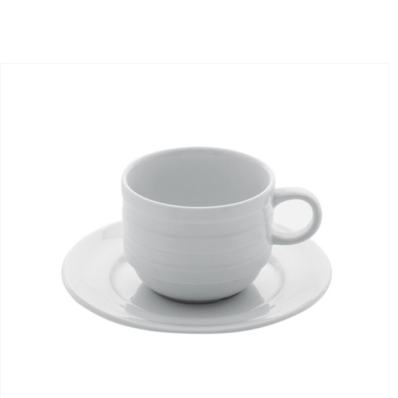 Güral Porselen New Bone Lizbon Otel 02 Çay Fincanı Tabaklı - 2