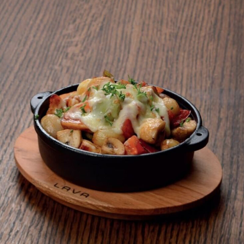Lava Güveç Kabı Çap 14 Ahşap Altlıklı - 2