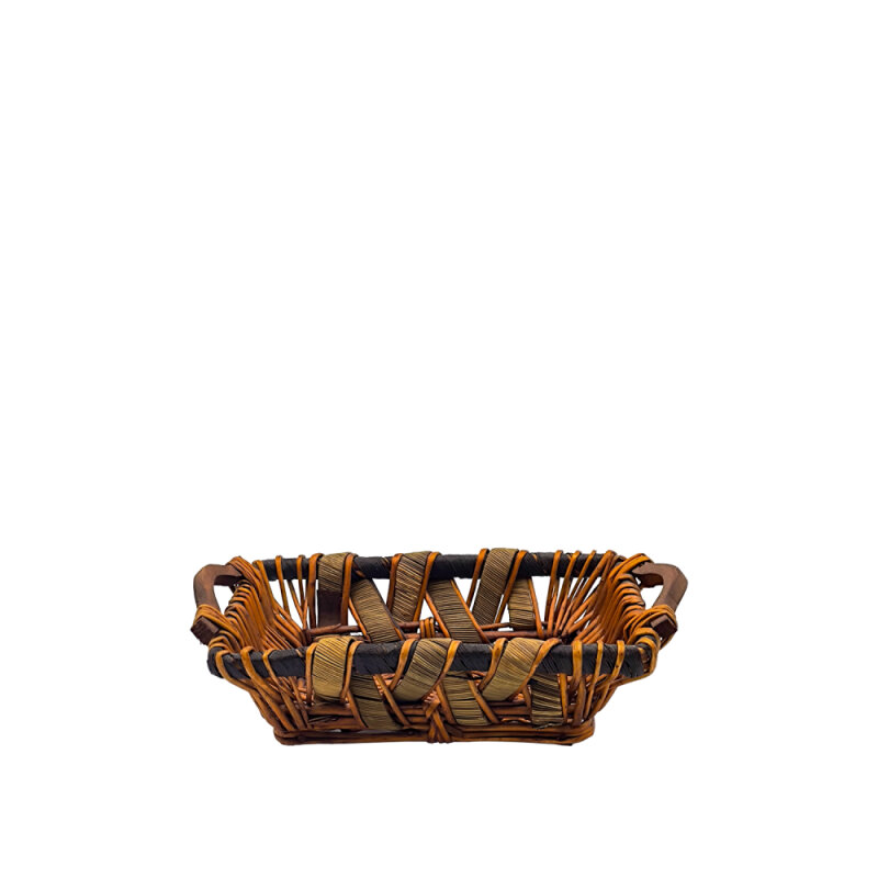 Hasır D.Dörtgen Kulplu Sepet 30X20X10 Kçk - 1