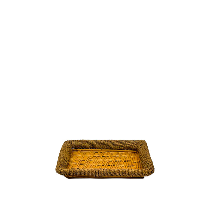 Hasır D.Dörtgen Sepet 39X25X6 cm Orta - 1