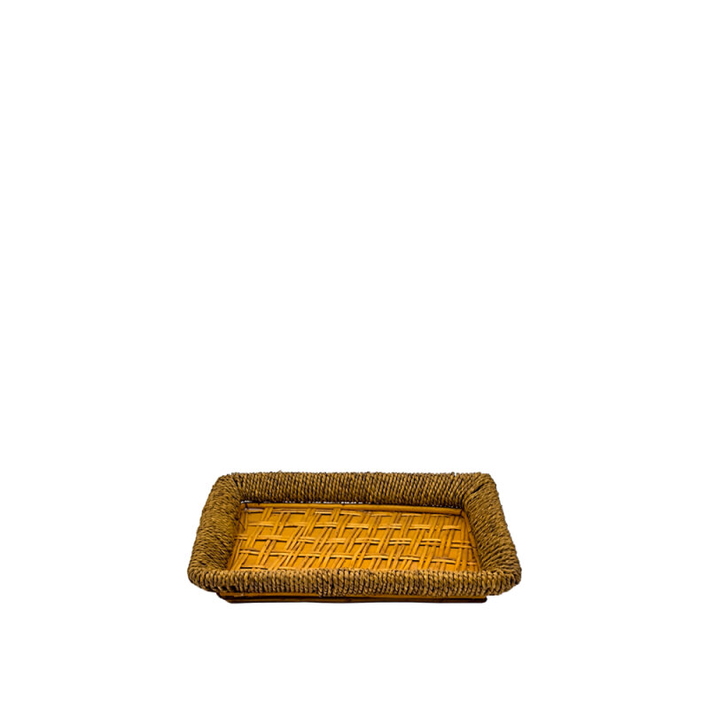 Hasır D.Dörtgen Sepet 39X25X6 cm Orta - 1