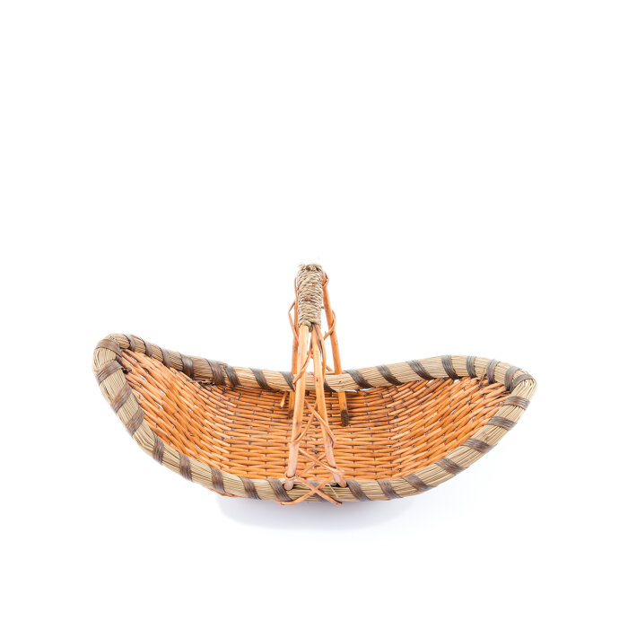 Hasır Kulplu Sandal Sepet 44X18X28 cm Kçk - 2