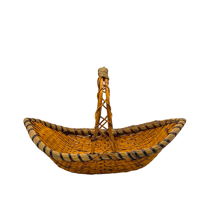 Hasır Kulplu Sandal Sepet 60X28X38 cm Byk - 1