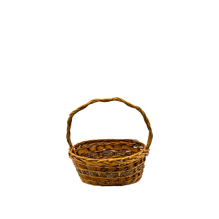 Hasır Oval Kulplu Sepet 31X21X13 cm Kçk - 1