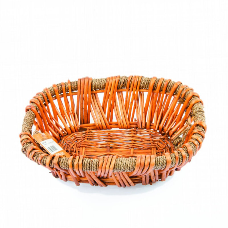 Hasır Oval Kulplu Sepet 32X24X11 cm Kçk - 1