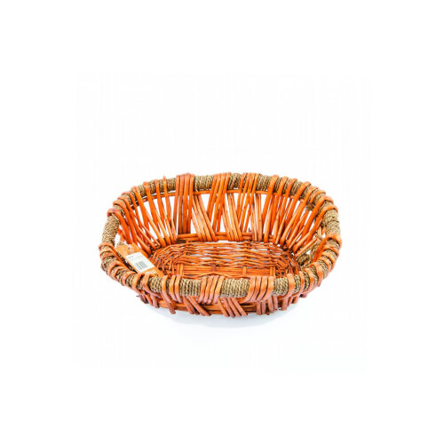 Hasır Oval Kulplu Sepet 39X30X12 cm Orta - KLT