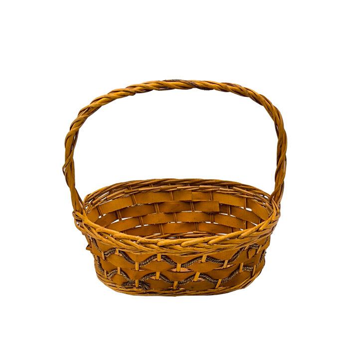 Hasır Oval Kulplu Sepet 43X33X14 cm Byk - 1