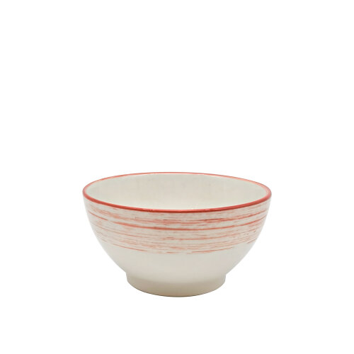 Tulu Porselen Hızlı Kase 14 cm - Yanak Fırça 36 Kırmızı HZ14KSYF36 - TULU PORSELEN