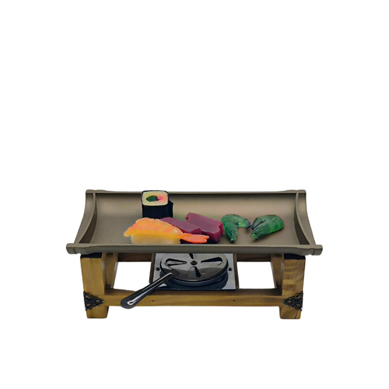 Hs037589 Sunum Tepsi Ahşap Standlı 30X15Cm - 1