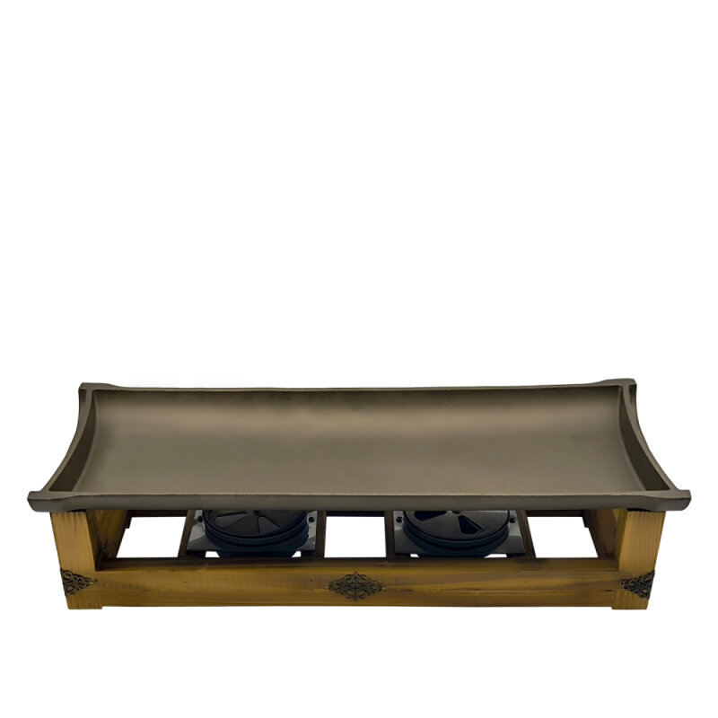 Hs037591 Sunum Tepsi Ahşap Standlı 49X20Cm - 1