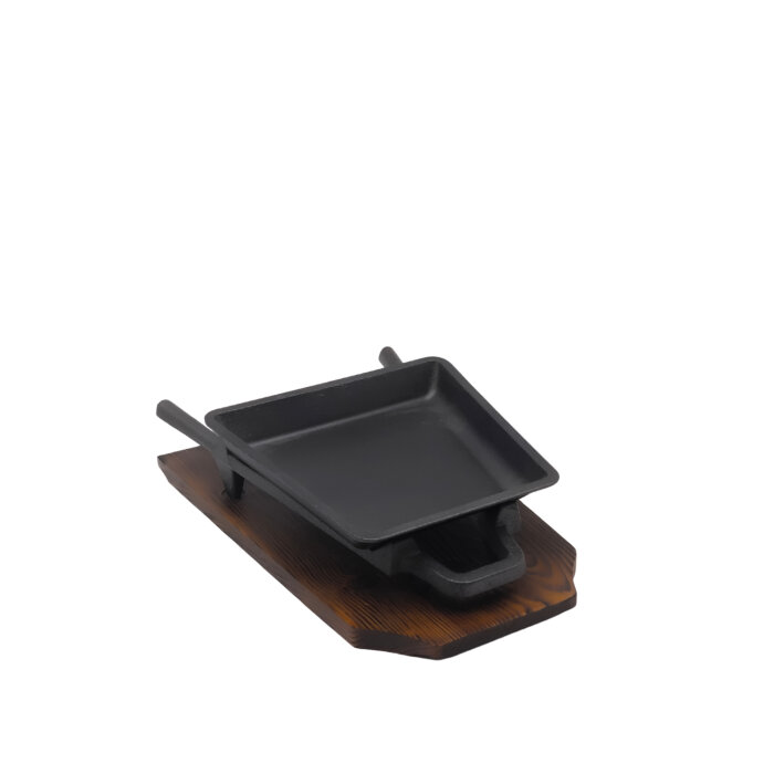 Hs048112 Sunum El Arabası Ahşap Standlı 36x25 cm - 1