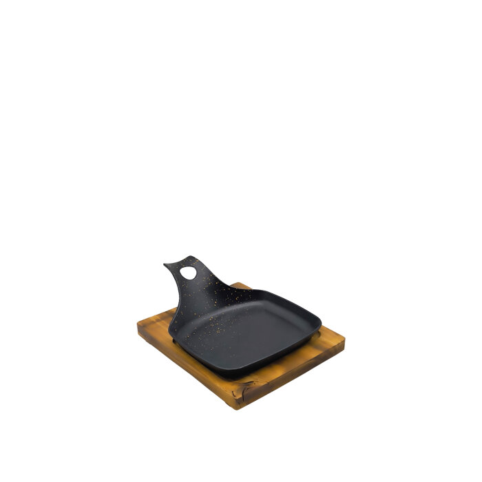 Hs079450 Sunum Tepsi Ahşap Standlı 17x22.5 - 1