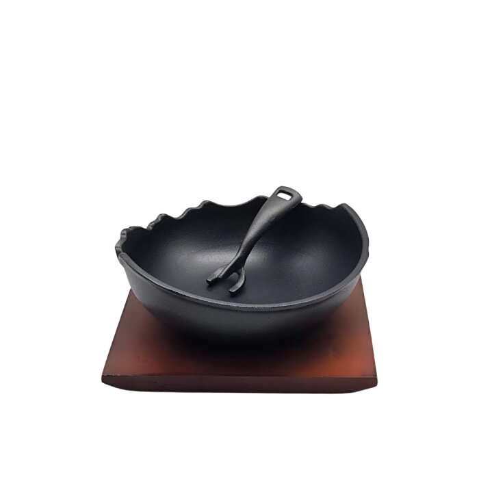 Hs079474 Sunum Tepsi Ahşap Standlı 24x7 cm - 1