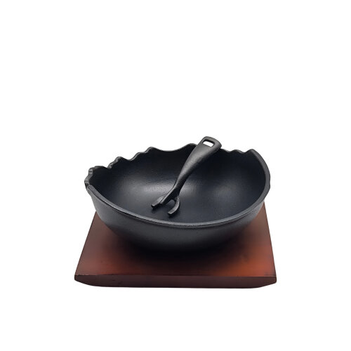 Hs079474 Sunum Tepsi Ahşap Standlı 24x7 cm - KLT