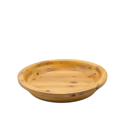 Tahta Yuvarlak Kase 40Cm Doğal - 2