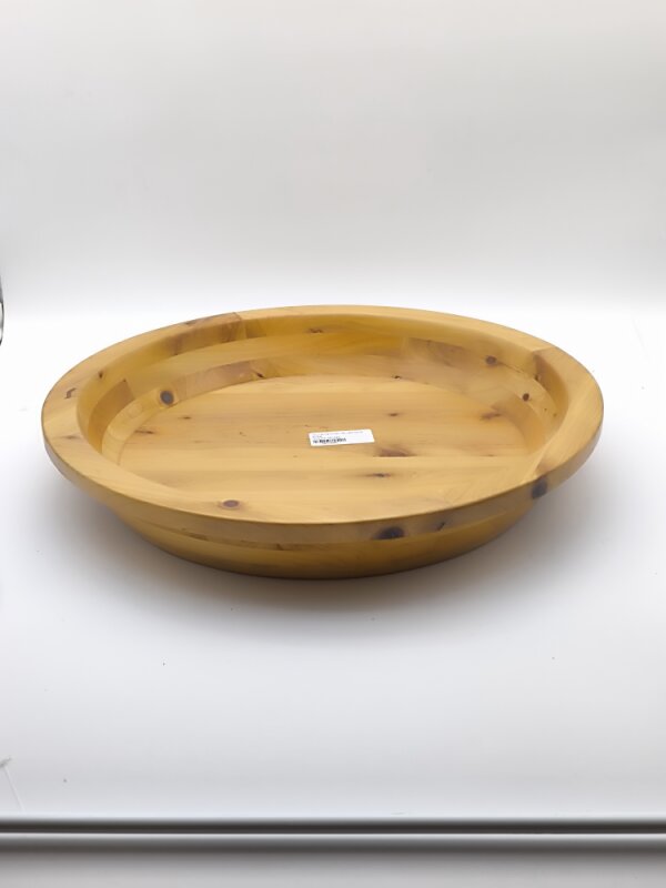 Tahta Yuvarlak Kase 45Cm Doğal - 1