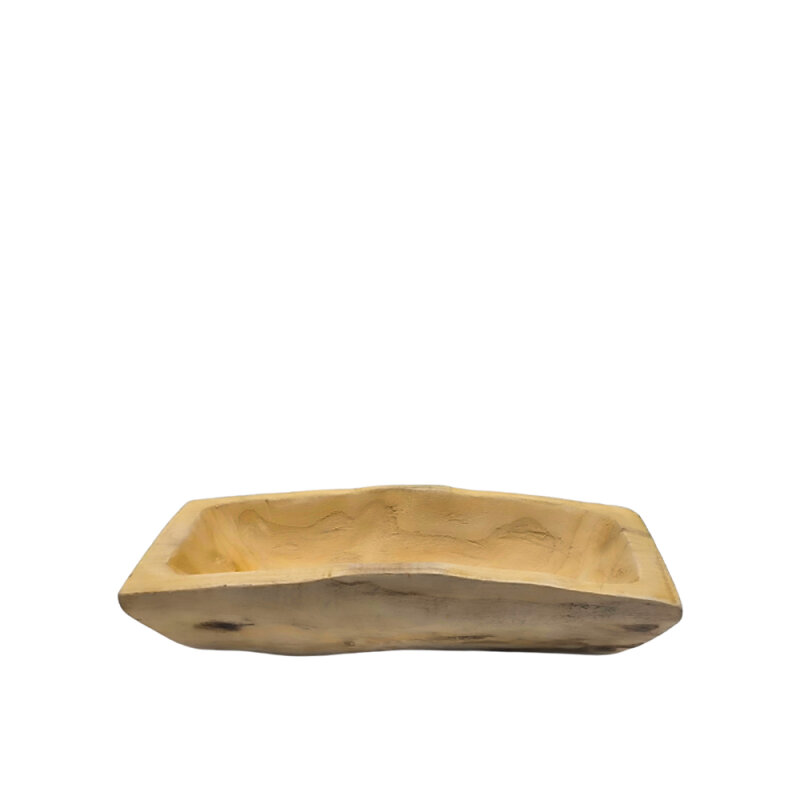 Ahşap D.Dörtgen Kase 46X26X12 Cm - 1