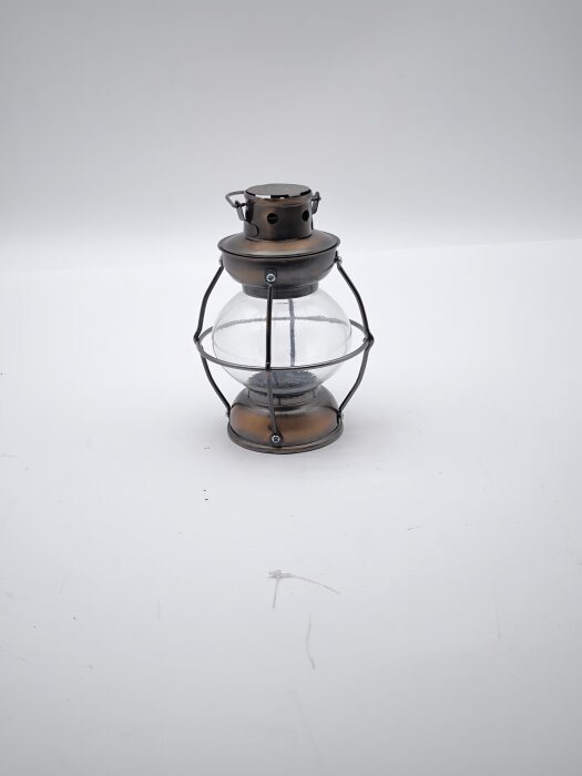 Antik Bronz T-Light Kandil 15 cm - 1