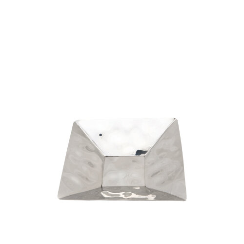 Çelik Kabartmalı Kare Kase 20,5 Cm - KLT