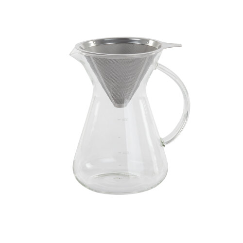 Damlama Kahve Seti Karaflı 17 cm - KLT