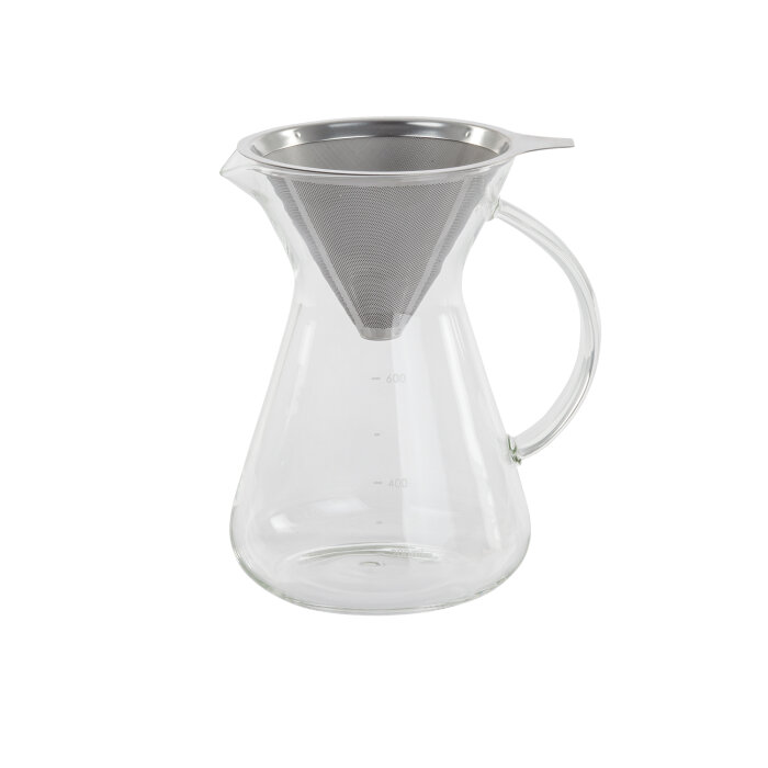 Damlama Kahve Seti Karaflı 17 cm - 1