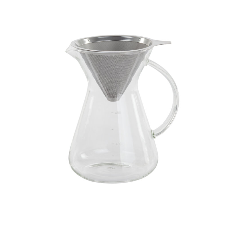 Damlama Kahve Seti Karaflı 17 cm - 1