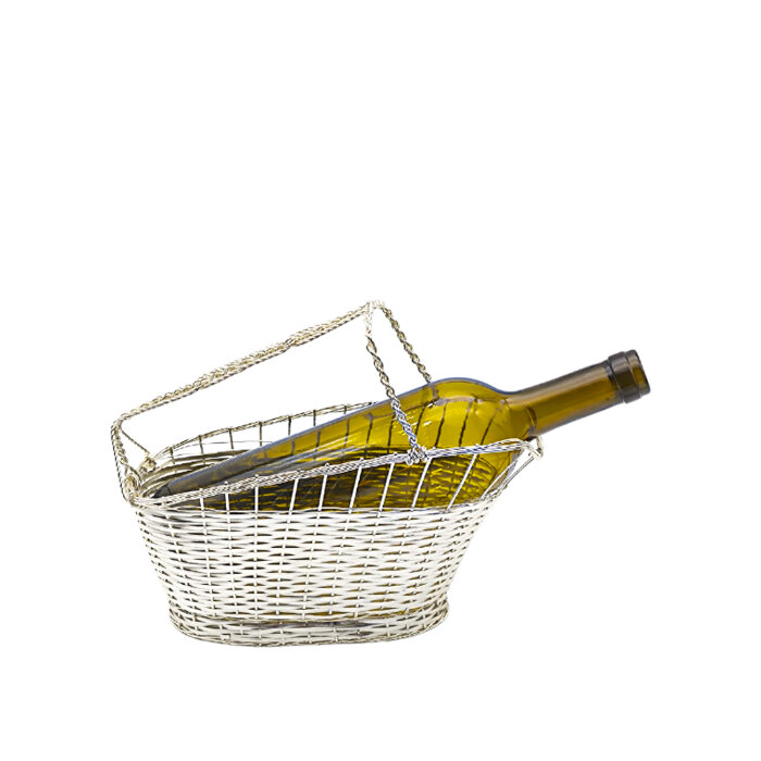 İTHAL Gümüş Şarap Sepeti 23.5 cm - 2