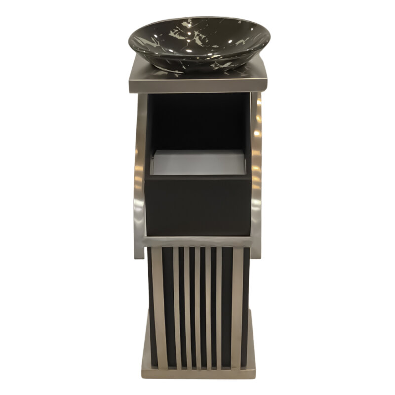 Kapı Önü Küllük Siyah 30X30X80cm CRHCPX78C2 - 1