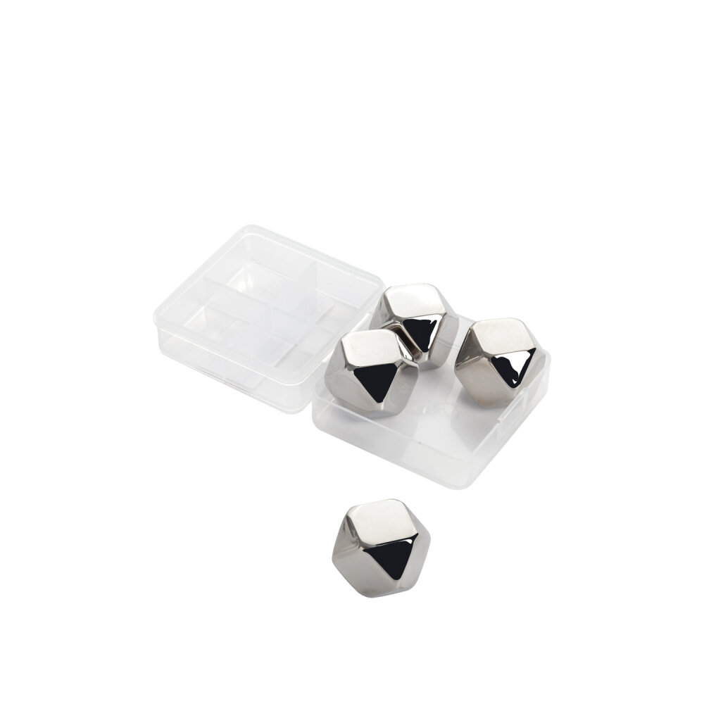 Metal Buz Küp 4Lü Set