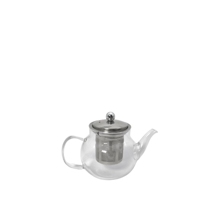 Süzgeçli Cam Çay Potu 0,6 L - 1