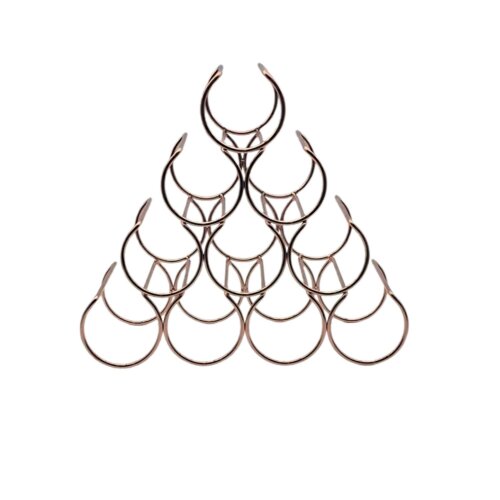 Tel Şarap Tutucu 10Lu Bakır - KLT