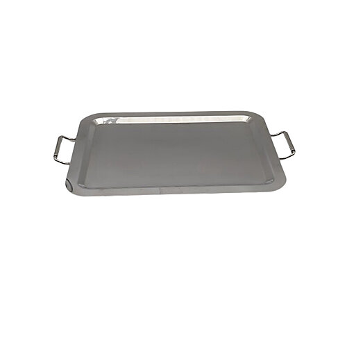 D.Dörtgen Metal Kulplu Tepsi 56X42Cm - KLT