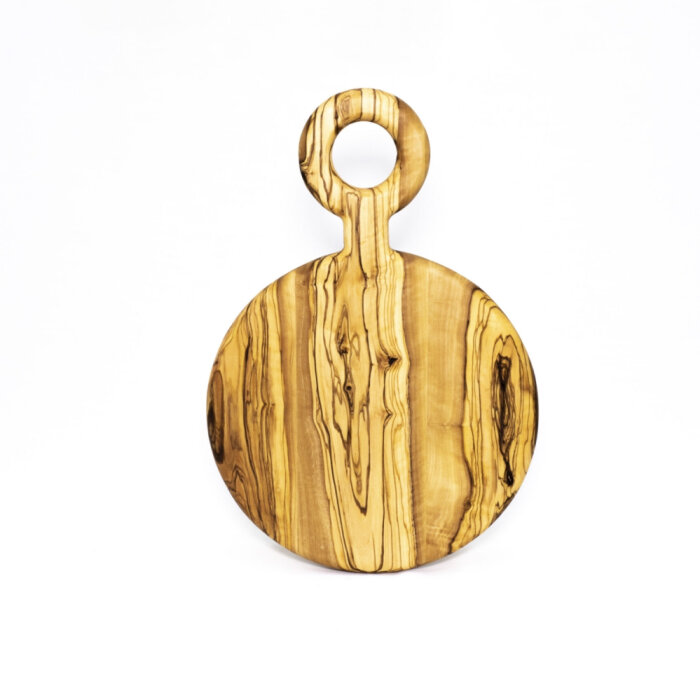 Zeytiniz Jüpiter Yuvarlak Kesim Tahtası36 X 26 X 2 Cm - 1