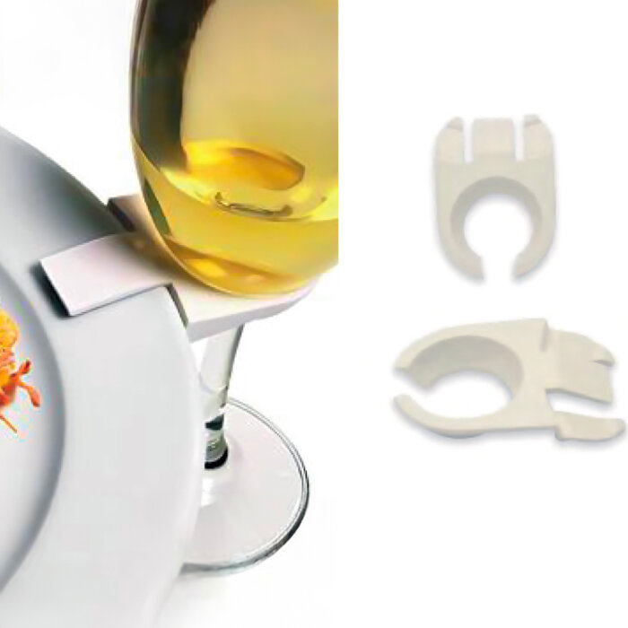 Kadeh Klipsi Abs Beyaz - 1