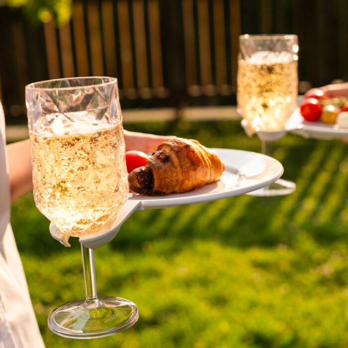 Kadeh Klipsi Abs Beyaz - 3