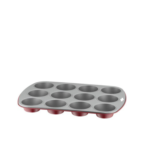 Kaiser Classic Plus Muffin Kalıbı 12Li Kırmızı - KAİSER