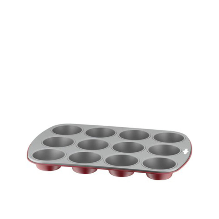 Kaiser Classic Plus Muffin Kalıbı 12Li Kırmızı - 1