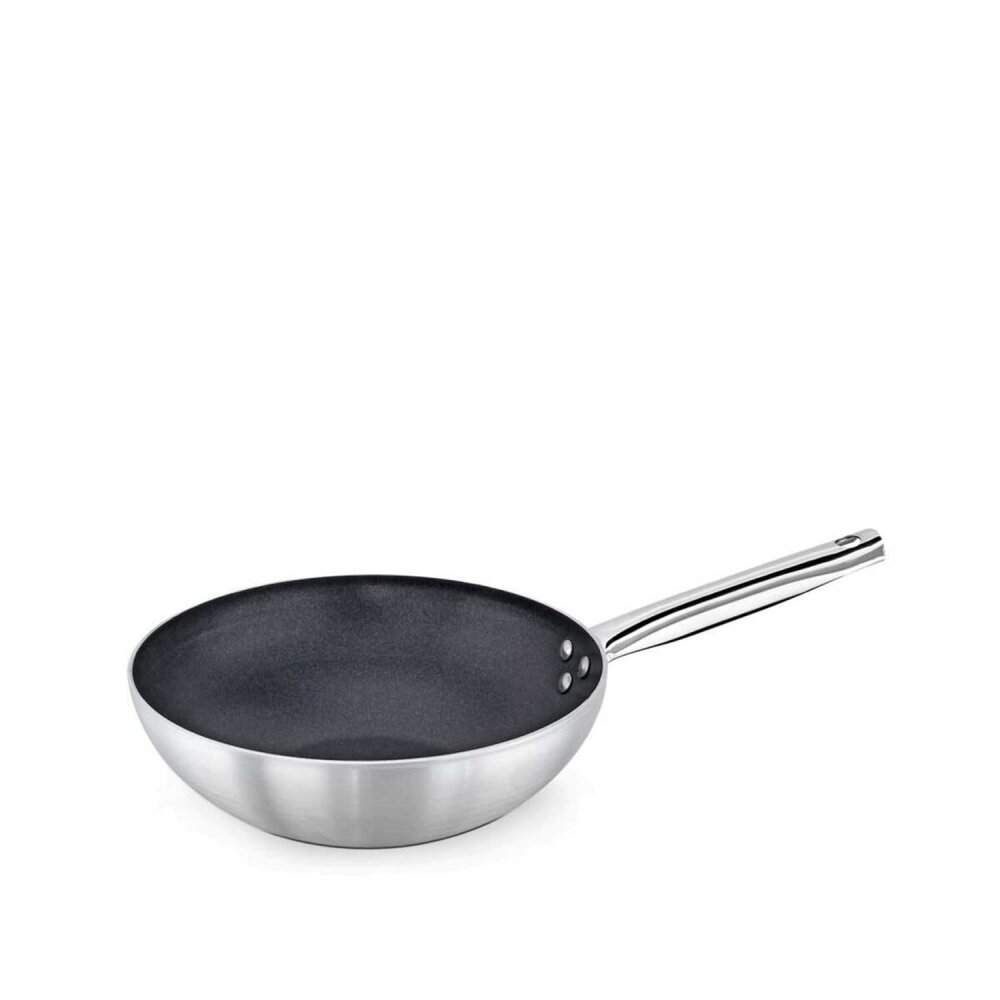 Kapp 30 Cm Platinium Teflon Wok Tava