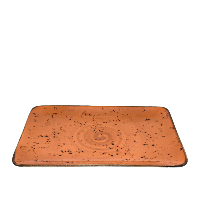Zest Porcelain Tk Sunum Tabak 30X20 Cm-Paris Turuncu - 1