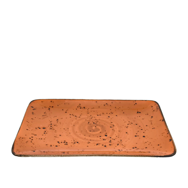 Zest Porcelain Tk Sunum Tabak 30X20 Cm-Paris Turuncu - 1