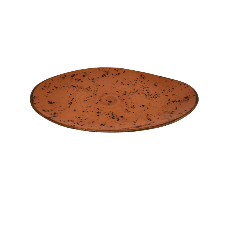 Zest Porcelain Kayık Sunum Tabak 27Cm -Paris Turuncu - 1