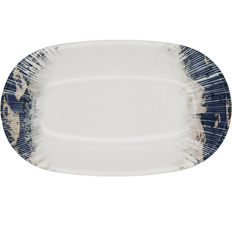 Zest Porcelain Kayık Sunum Tabak 35Cm -Aral - 2