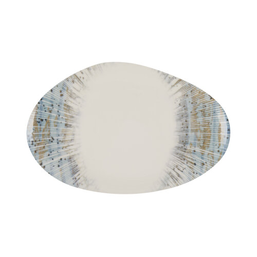 Zest Porcelain Kayık Sunum Tabak 35Cm-Isola - ZEST PORCELAIN