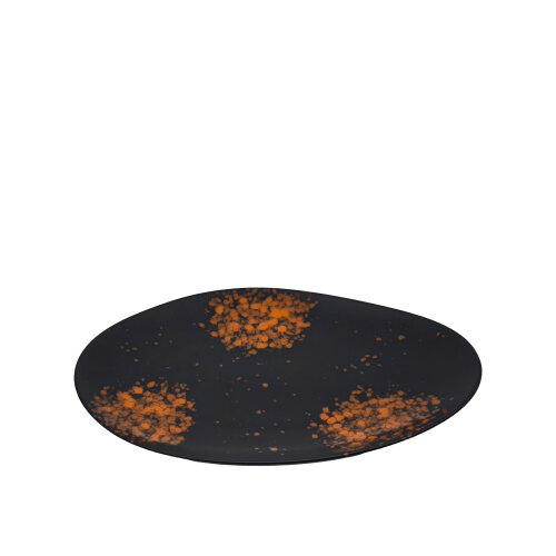 Tulu Porselen Kayık Sunum Tabak 35cm - Oxi 44 Turuncu TK35KYOX44 - TULU PORSELEN