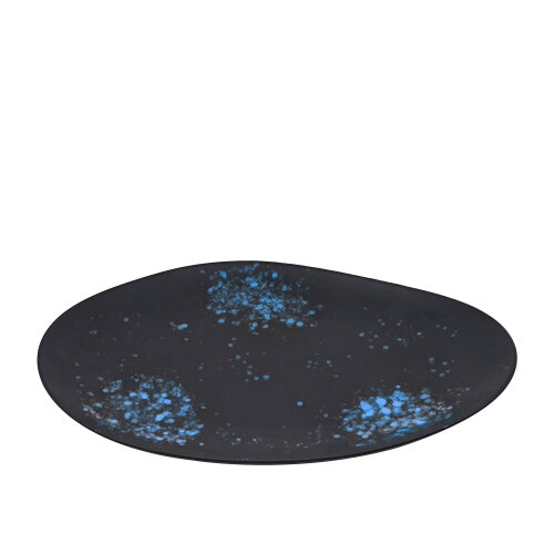 Zest Porcelain Kayık Sunum Tabak 35Cm -Oxy Blue - ZEST PORCELAIN