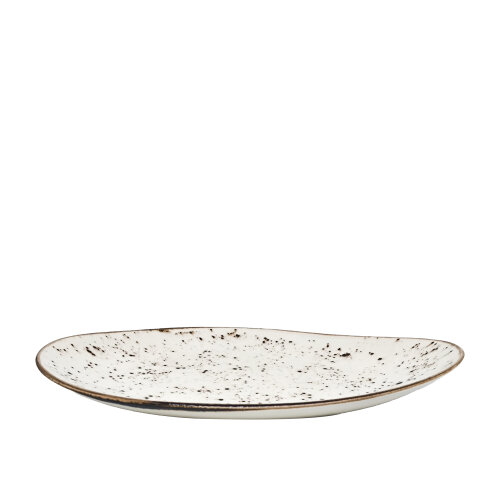 Zest Porcelain Kayık Sunum Tabak 35Cm-Paris Krem - ZEST PORCELAIN