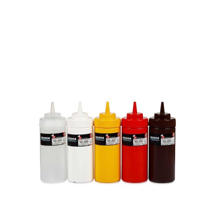 Bora Plastik Ketçap & Mayonez Şişe Geniş Kapaklı B.450 Ml Kah - 1