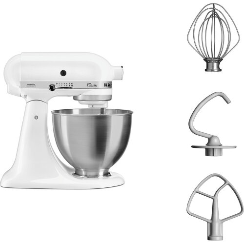 Kitchen Aid Klasik Standart Mikser Beyaz 4,3 L 275 W - 2