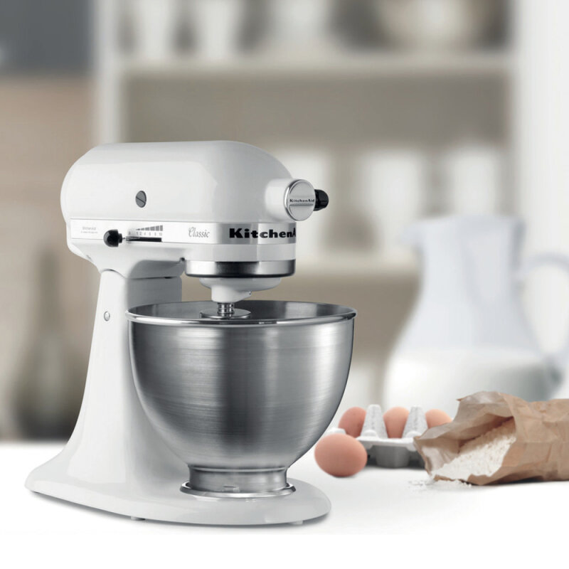 Kitchen Aid Klasik Standart Mikser Beyaz 4,3 L 275 W - 9